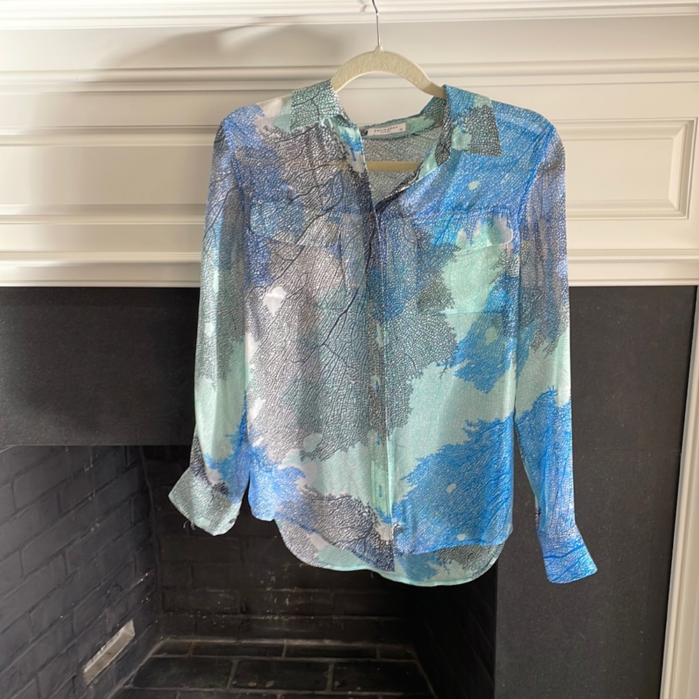 Equipment sheer long sleeve